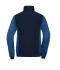 Femme Veste hybride matelassée pour femmes Marine/royal-mélange 11483