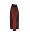 Herren Men's Padded Hybrid Jacket Black/red-melange 11484