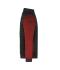Herren Men's Padded Hybrid Jacket Black/red-melange 11484