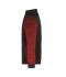 Heren Men's Padded Hybrid Jacket Zwart/rood-melange 11484