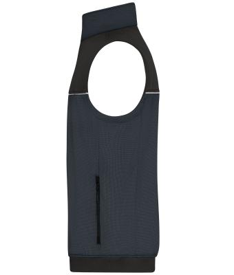 Unisexe Gilet de travail hybride Carbone/noir 11485