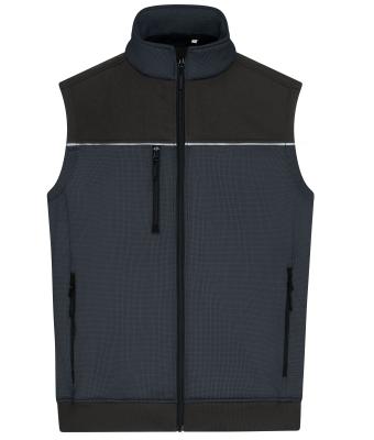 Unisex Hybrid Workwear Vest Carbon/black 11485