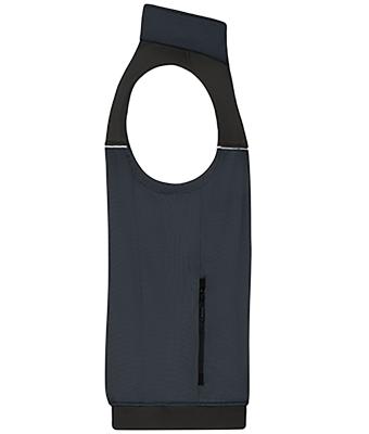 Unisex Hybrid Workwear Vest Carbon/zwart 11485