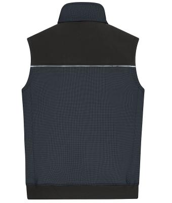 Unisex Hybrid Workwear Vest Carbon/zwart 11485