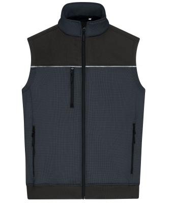 Unisex Hybrid Workwear Vest Carbon/zwart 11485