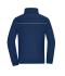 Unisex Fleece Jacket - Corduroy Look Navy 11799