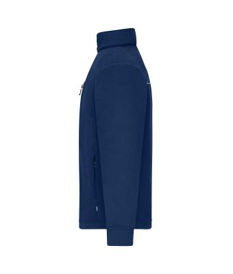 Unisex Fleece Jacket - Corduroy Look Navy 11799