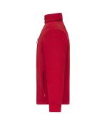 Unisex Fleece Jacket - Corduroy Look Rood 11799