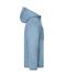 Unisex Workwear Knitted Fleece Jacket Staal-blauw-melange/natuur 12032