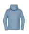 Unisex Workwear Knitted Fleece Jacket Staal-blauw-melange/natuur 12032