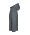 Unisex Workwear Knitted Fleece Jacket Metaal-grijs-melange/natuur 12032