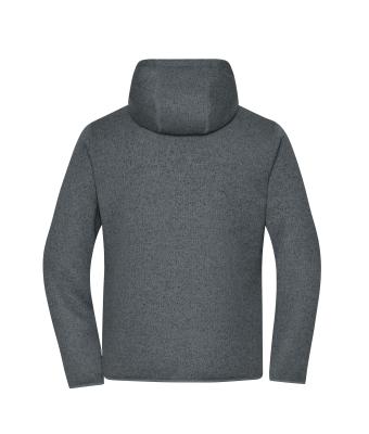 Unisex Workwear Knitted Fleece Jacket Metaal-grijs-melange/natuur 12032
