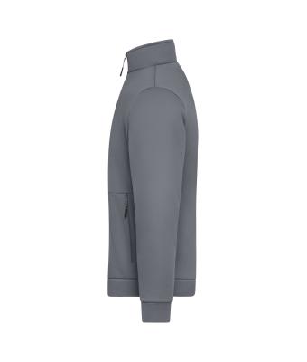 Unisexe Veste polaire de travail Gris-métal 12033