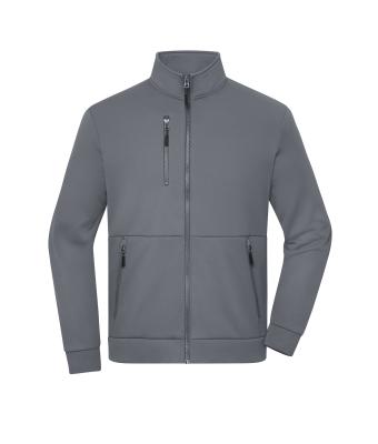 Unisexe Veste polaire de travail Gris-métal 12033