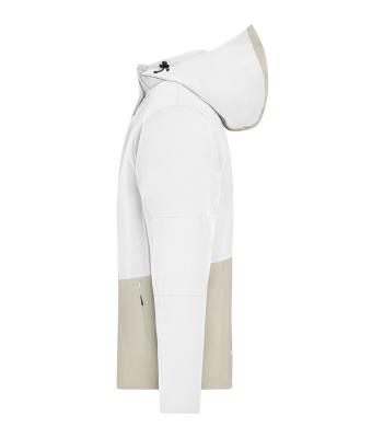 Unisexe Veste de pluie imperméable pour vêtements de travail Blanc/ciment 12028