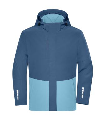 Unisexe Veste de pluie imperméable pour vêtements de travail Bleu-profond/bleu-acier 12028