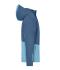Unisex Workwear Hardshell Rainjacket Diep-blauw/staal-blauw 12028