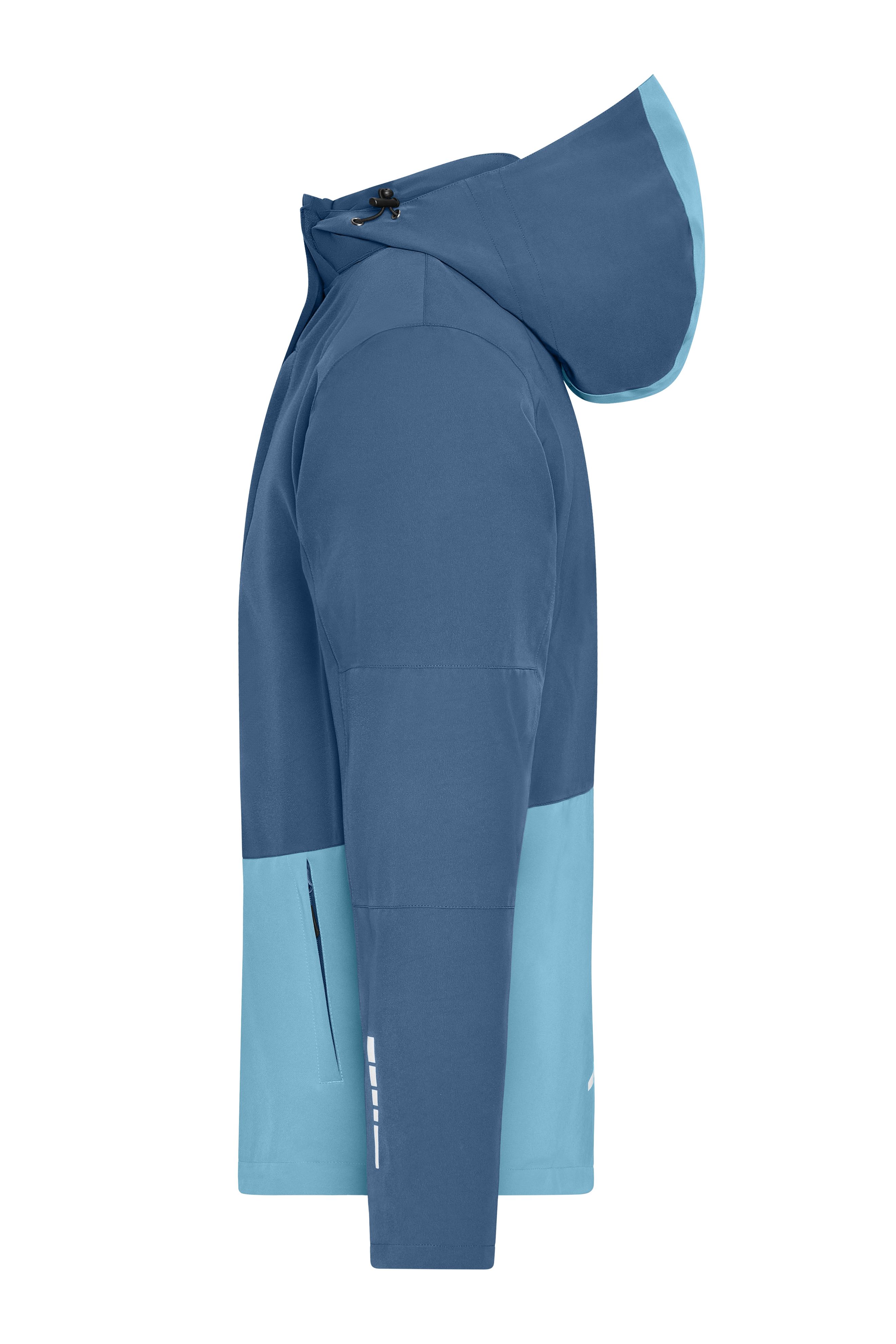 Unisex Workwear Hardshell Rainjacket Deep-blue/steel-blue-Daiber