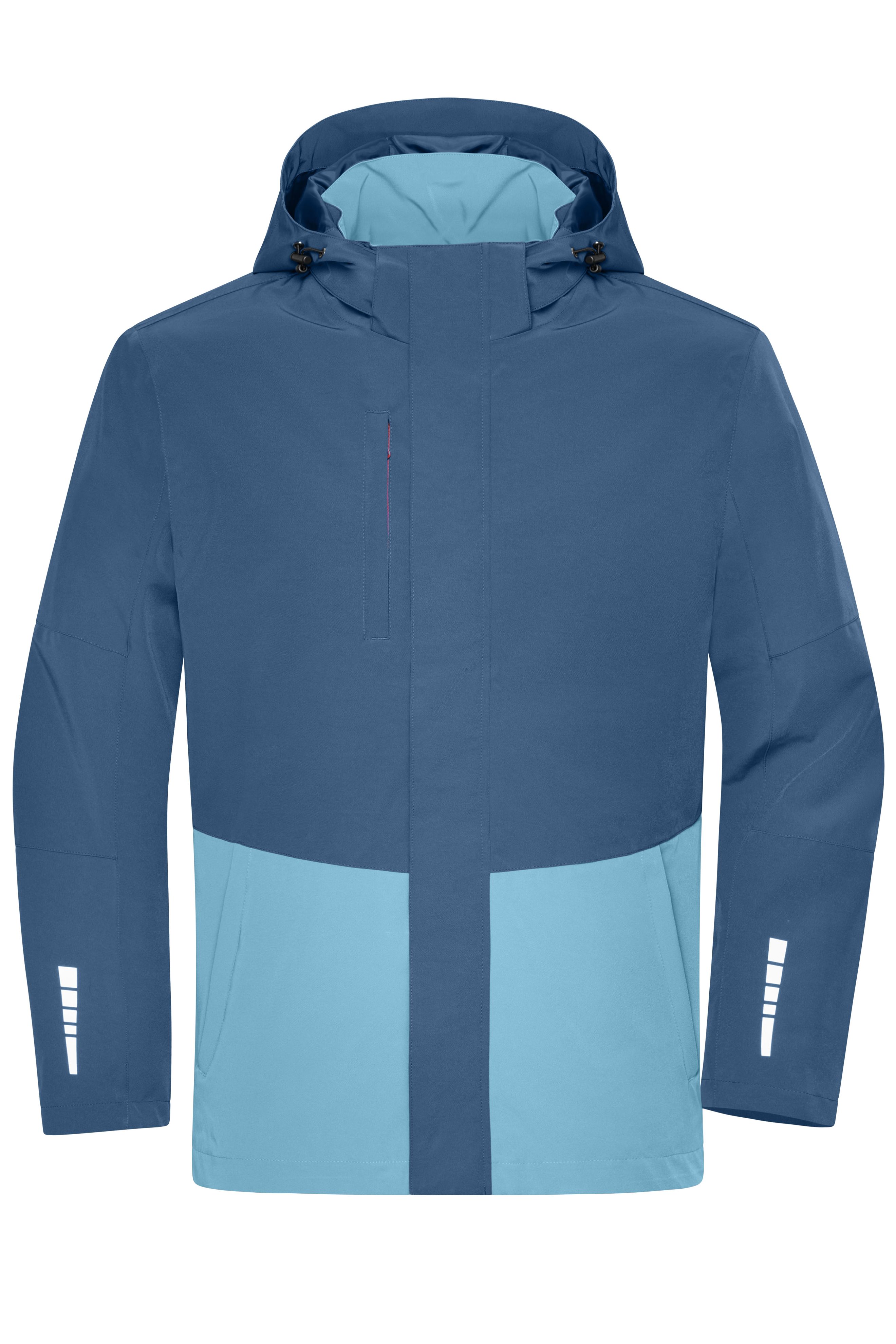 Unisex Workwear Hardshell Rainjacket Deep-blue/steel-blue-Daiber