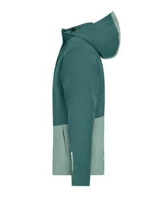 Unisex Workwear Hardshell Rainjacket Industrieel-groen/mistig-groen 12028