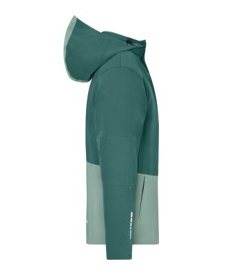 Unisex Workwear Hardshell Rainjacket Industrieel-groen/mistig-groen 12028