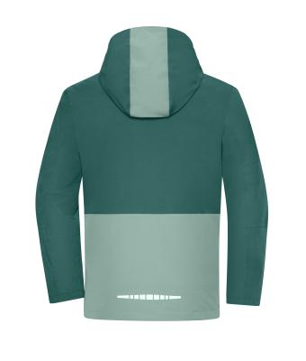 Unisex Workwear Hardshell Rainjacket Industrieel-groen/mistig-groen 12028