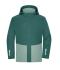 Unisex Workwear Hardshell Rainjacket Industrieel-groen/mistig-groen 12028