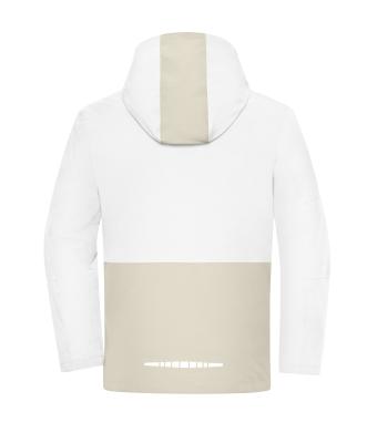 Unisex Workwear Hardshell Rainjacket Wit/cement 12028