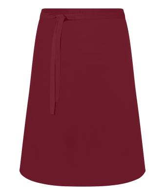 Unisex Apron Short Wijnrood 11167