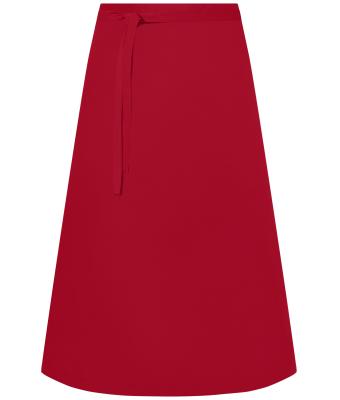 Unisex Apron Long Rood 11168