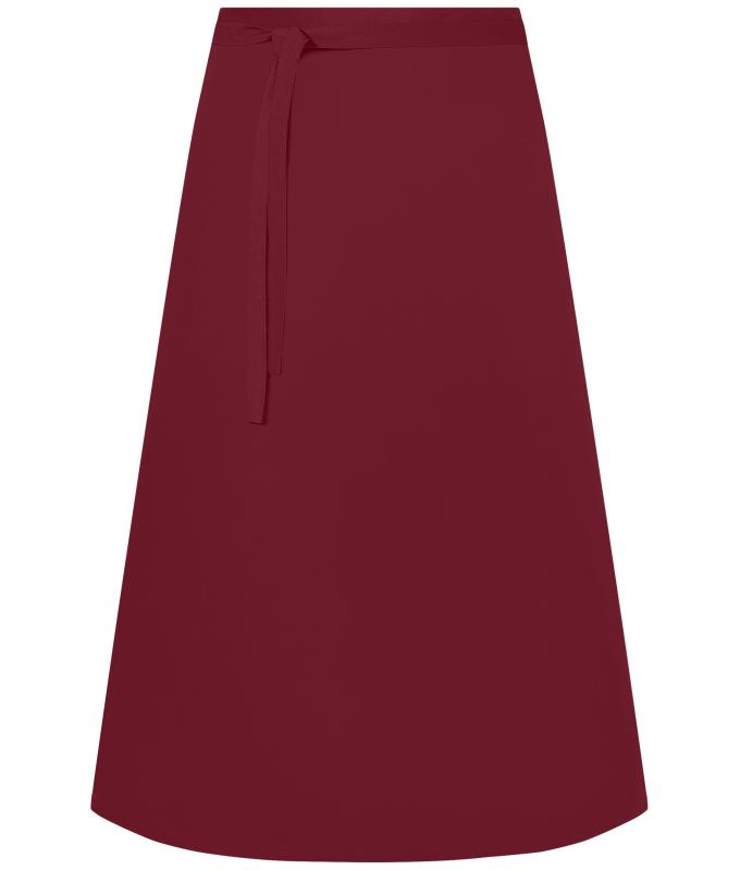 Unisex Apron Long Wijnrood 11168