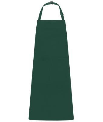 Unisex Apron with Bib Donkergroen 11169