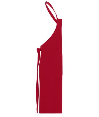 Unisex Apron with Bib Rood 11169