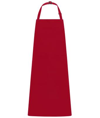 Unisex Apron with Bib Rood 11169