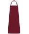 Unisex Apron with Bib Wijnrood 11169