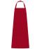 Unisex Apron with Bib Red 11169