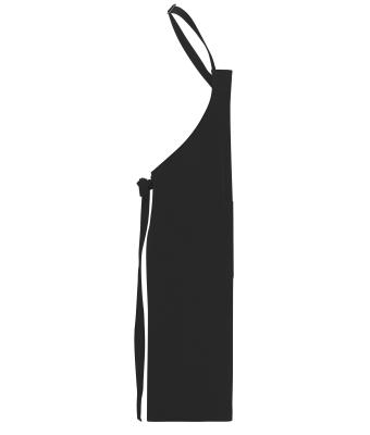 Unisex Apron with Bib Zwart 11169