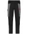 Unisexe Pantalon de travail (toutes saisons) extensible dans les quatre sens Noir/gris-métal 12029