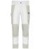Unisexe Pantalon de travail (toutes saisons) extensible dans les quatre sens Blanc/ciment 12029