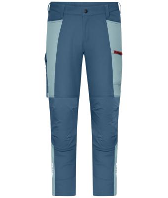 Unisex Workwear Pants (All-Season) 4-Way Stretch Deep-blue/steel-blue 12029