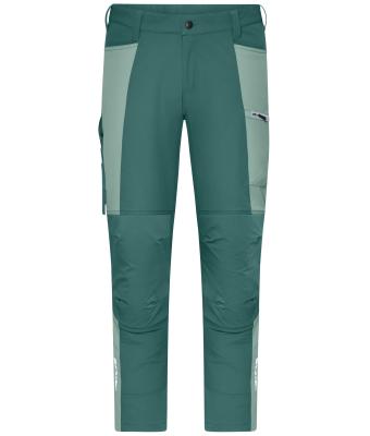 Unisex Workwear Pants (All-Season) 4-Way Stretch Industrieel-groen/mistig-groen 12029