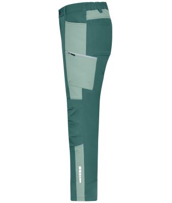 Unisex Workwear Pants (All-Season) 4-Way Stretch Industrial-green/foggy-green 12029
