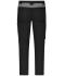 Unisex Workwear Pants (All-Season) 4-Way Stretch Zwart/metaal-grijs 12029