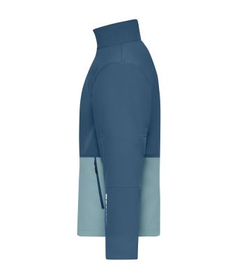 Unisex Workwear Softshell Jacket Diep-blauw/staal-blauw 12034
