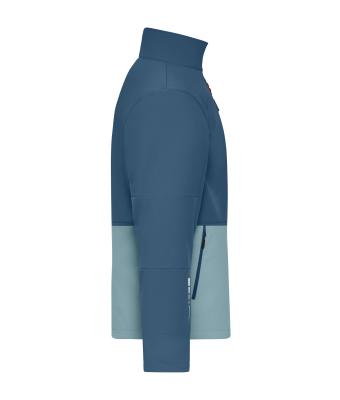 Unisex Workwear Softshell Jacket Diep-blauw/staal-blauw 12034