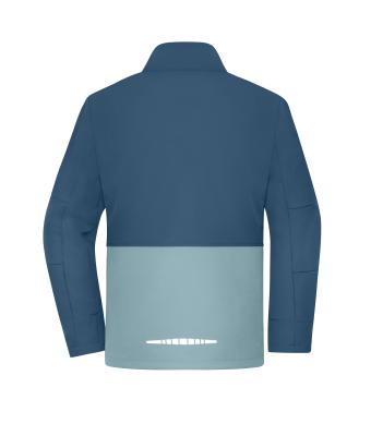 Unisex Workwear Softshell Jacket Diep-blauw/staal-blauw 12034