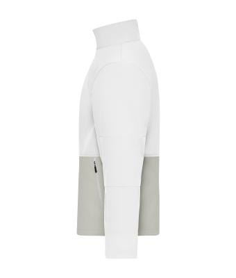 Unisex Workwear Softshell Jacket White/cement 12034
