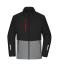 Unisex Workwear Softshell Jacket Zwart/metaal-grijs 12034