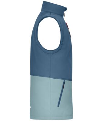 Unisexe Gilet softshell Workwear Bleu-profond/bleu-acier 12035