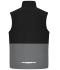 Unisexe Gilet softshell Workwear Noir/gris-métal 12035